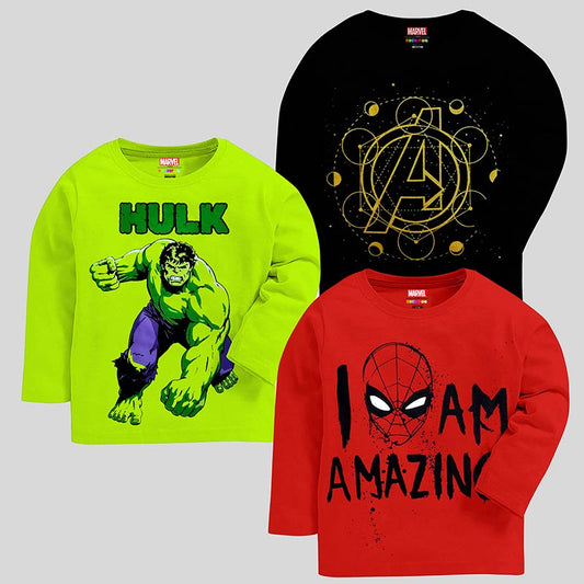 KUCHIPOO © MARVEL BOYS FULL SLEEVES T-SHIRTS