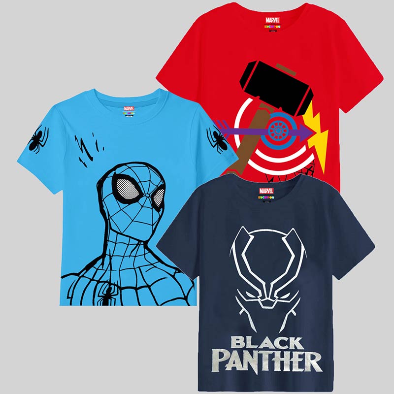 KUCHIPOO © MARVEL BOYS HALF SLEEVES T-SHIRTS