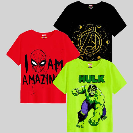 KUCHIPOO © MARVEL BOYS HALF SLEEVES T-SHIRTS