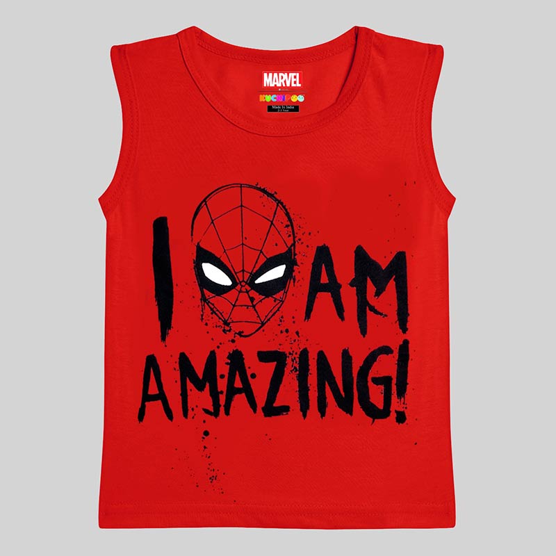 KUCHIPOO © MARVEL BOYS  SLEEVELESS T-SHIRTS