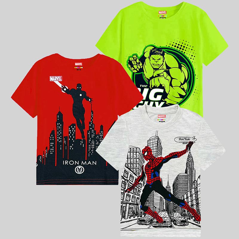 KUCHIPOO © MARVEL BOYS HALF SLEEVES T-SHIRTS