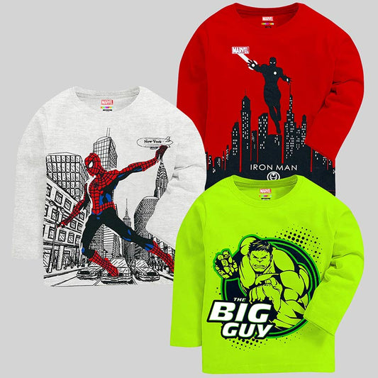 KUCHIPOO © MARVEL BOYS FULL SLEEVES T-SHIRTS