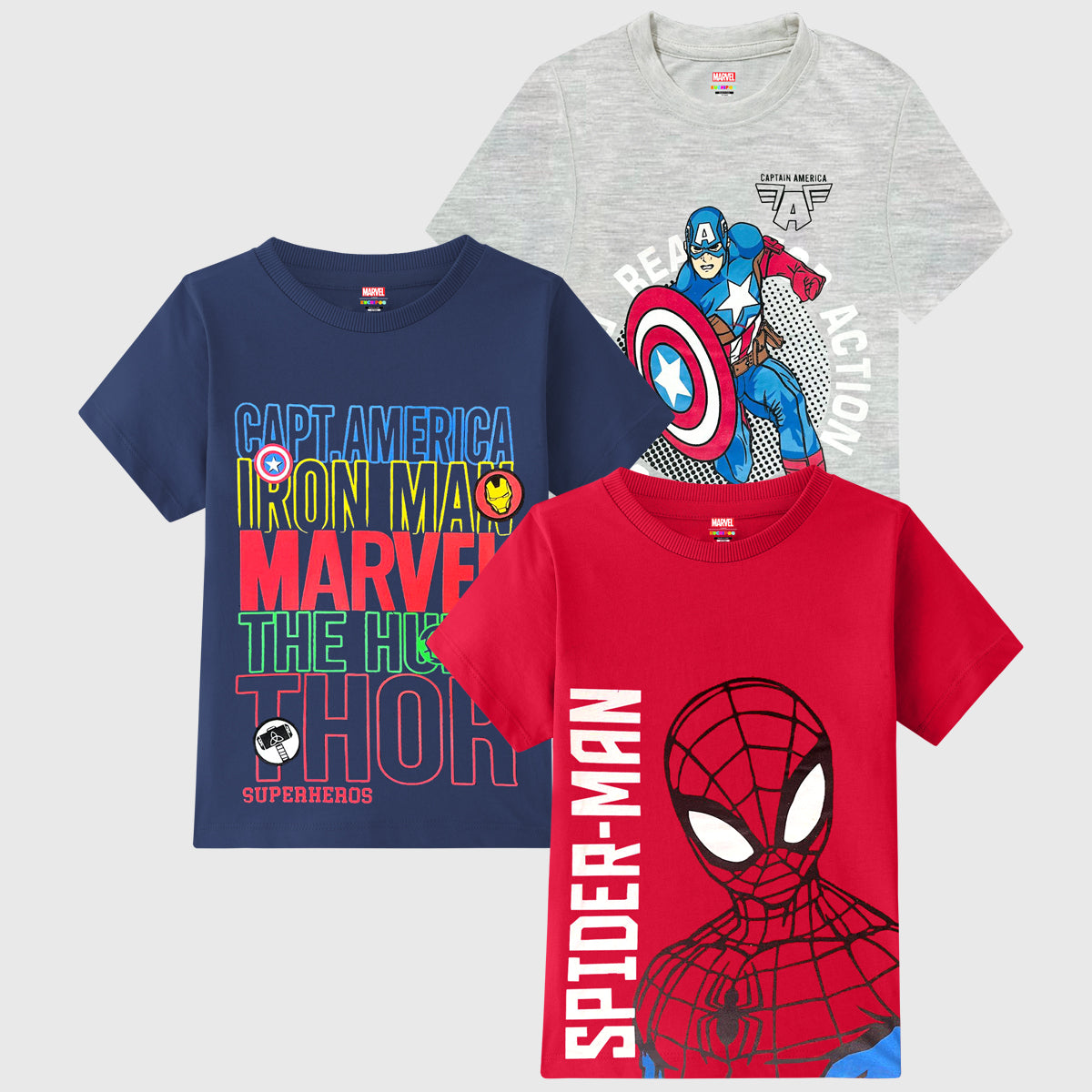 KUCHIPOO © MARVEL BOYS HALF SLEEVES T-SHIRTS