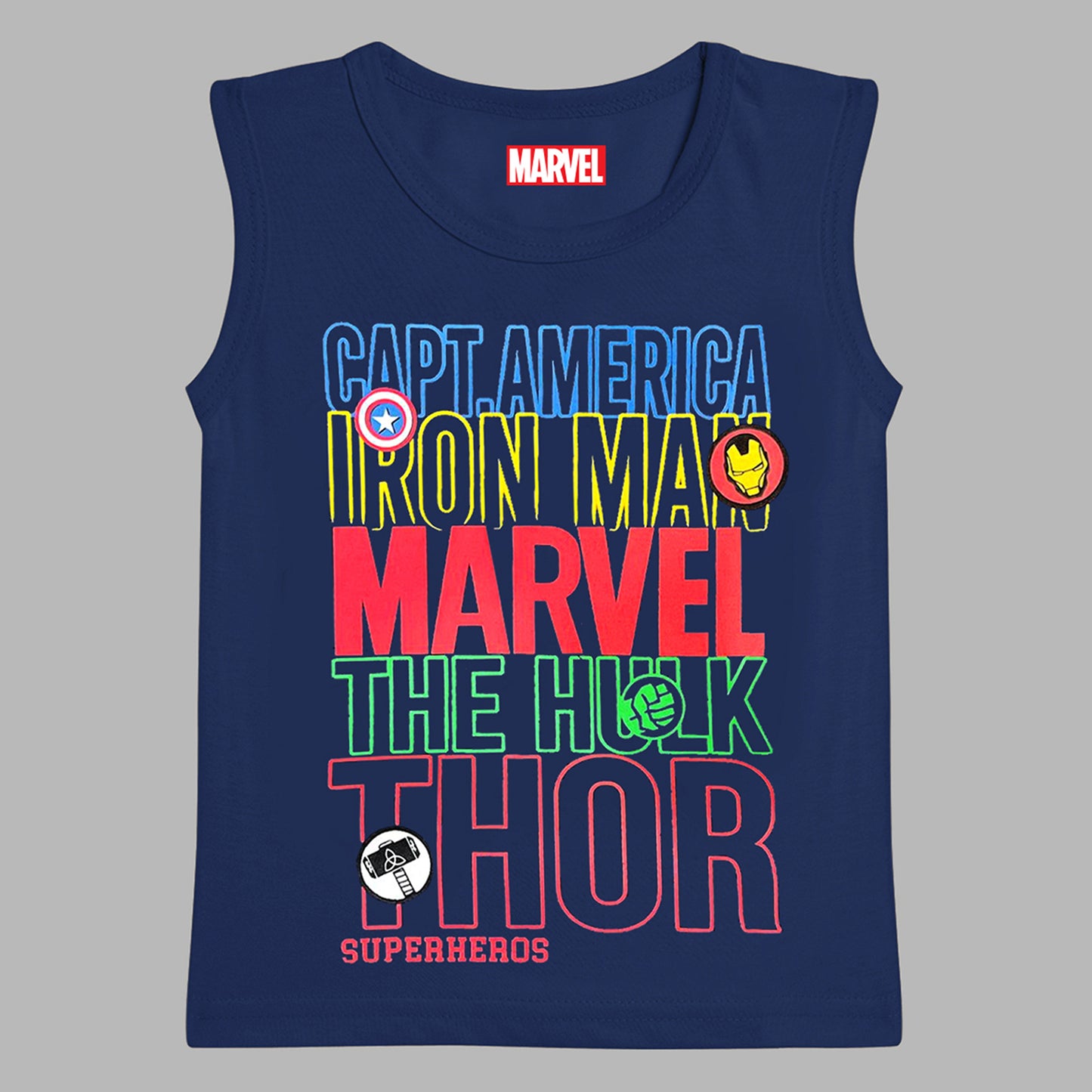 KUCHIPOO © MARVEL BOYS  SLEEVELESS T-SHIRTS
