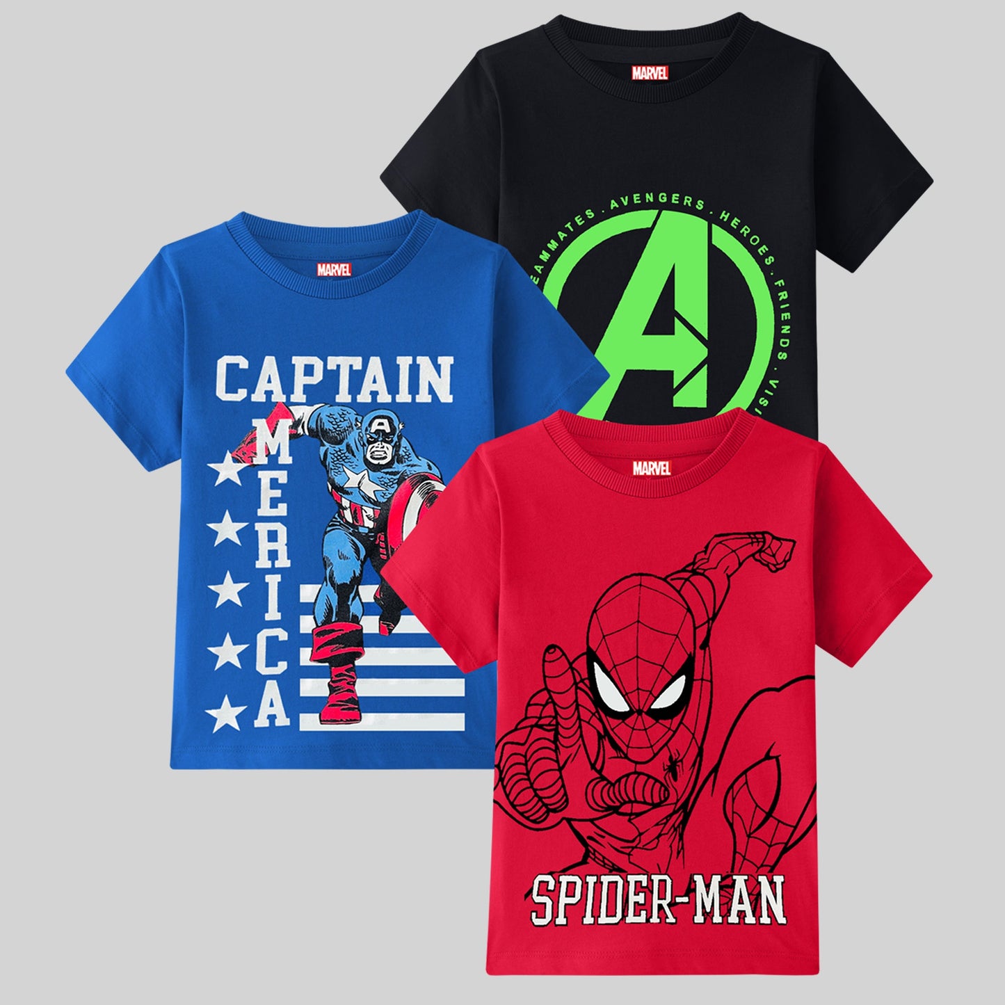 KUCHIPOO Â© MARVEL BOYS HALF SLEEVES T-SHIRTS