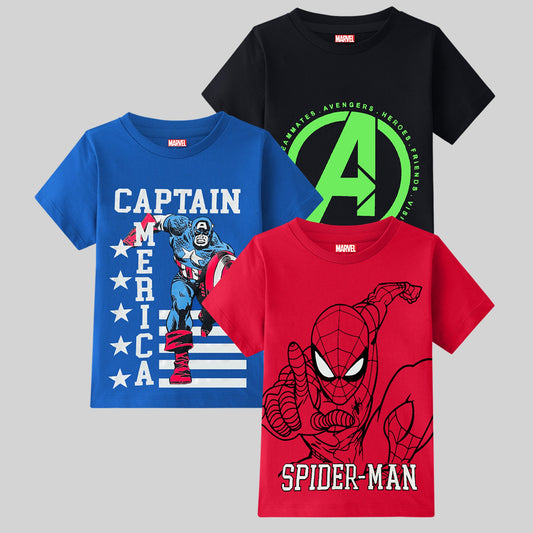 KUCHIPOO Â© MARVEL BOYS HALF SLEEVES T-SHIRTS