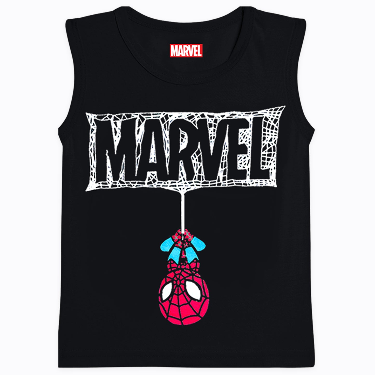 Kuchipoo © Marvel Boys Sleeveless Cotton T-Shirts - Pack of 3
