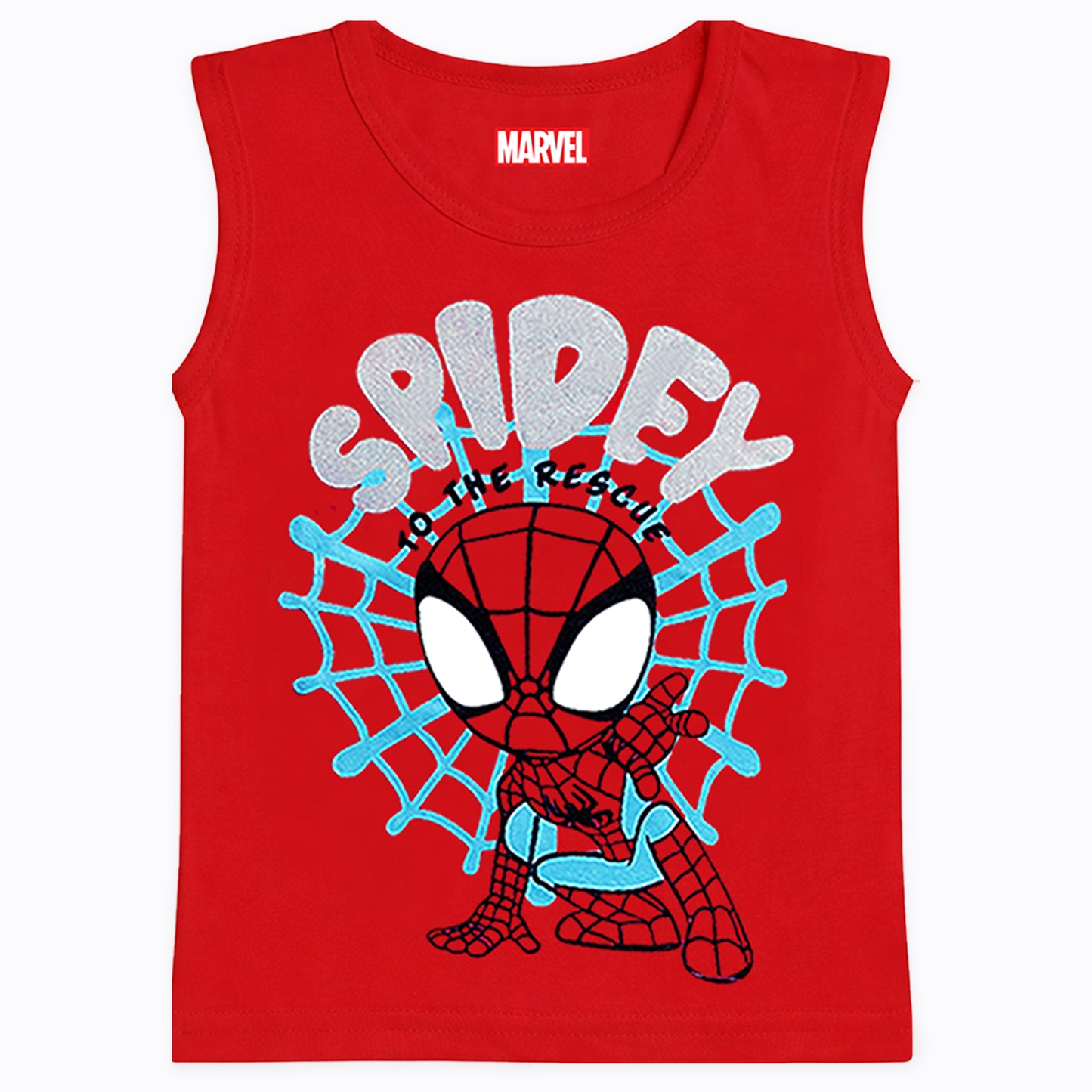 Kuchipoo © Marvel Boys Sleeveless Cotton T-Shirts - Pack of 3