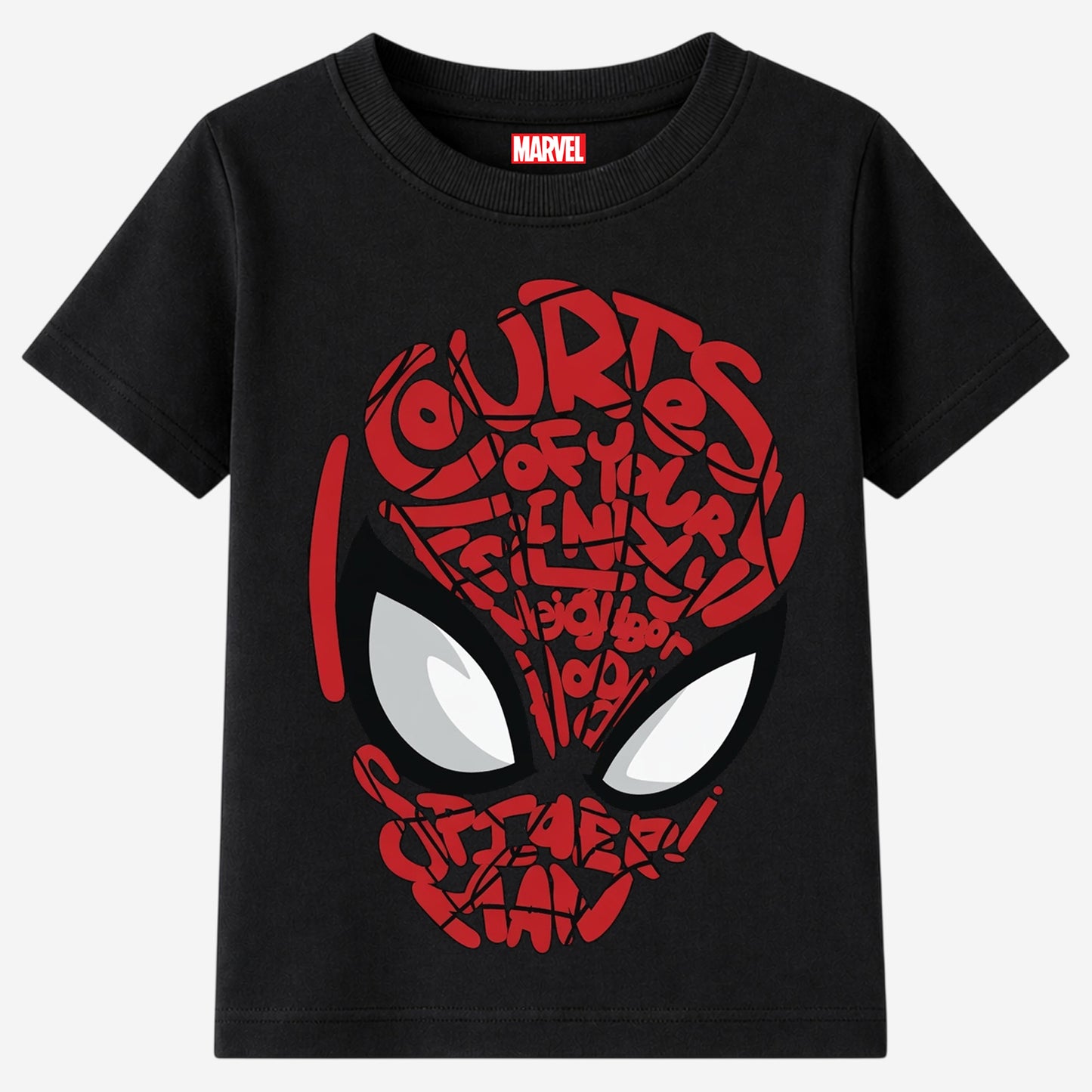 Kuchipoo © Marvel Boys Avengers & Spider-Man Printed Cotton T-Shirt Combo | Superheroes Graphic Cotton Tees | Casual Summer Wear | Pack of 3