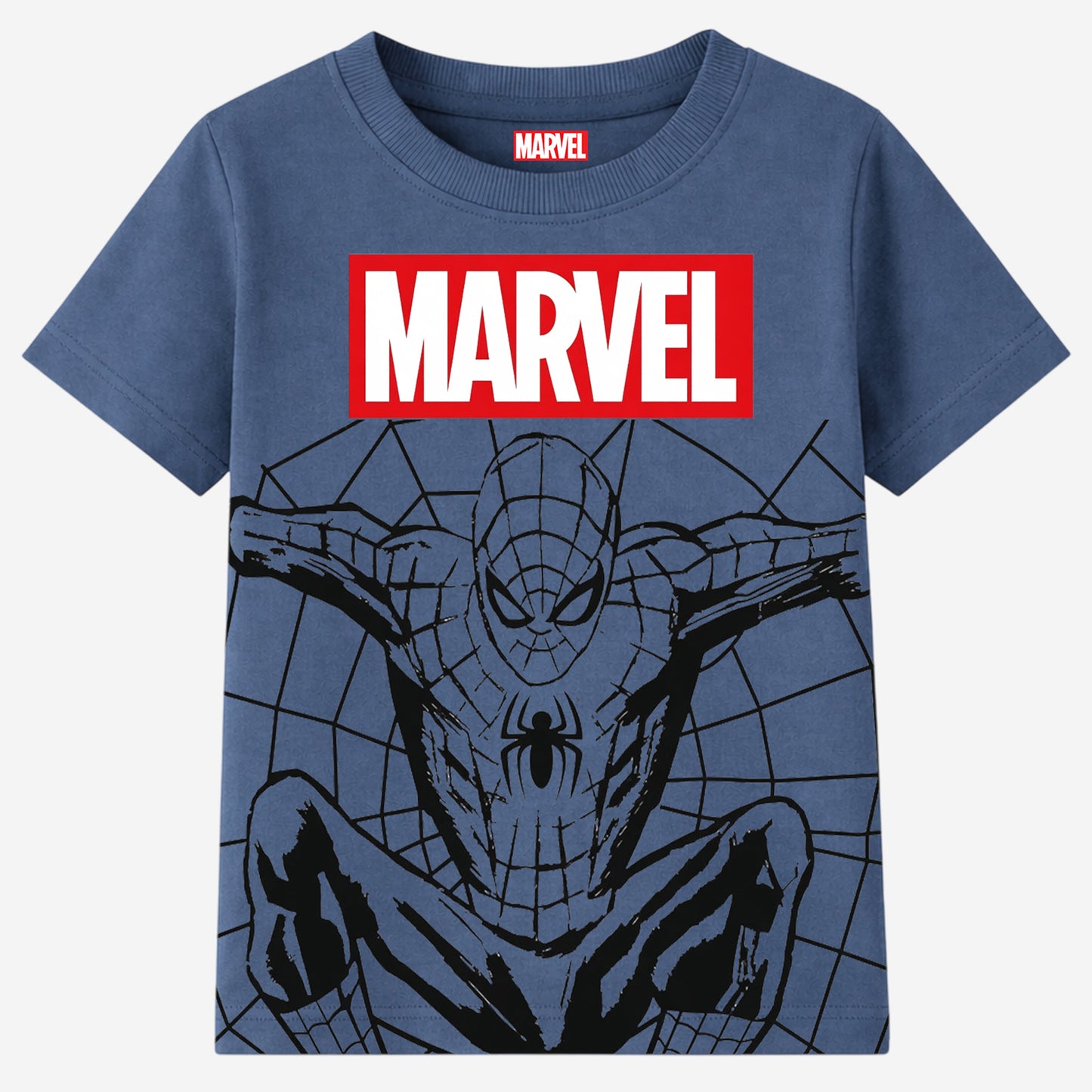 Kuchipoo © Marvel Boys Avengers & Spider-Man Printed Cotton T-Shirt Combo | Superheroes Graphic Cotton Tees | Casual Summer Wear | Pack of 3