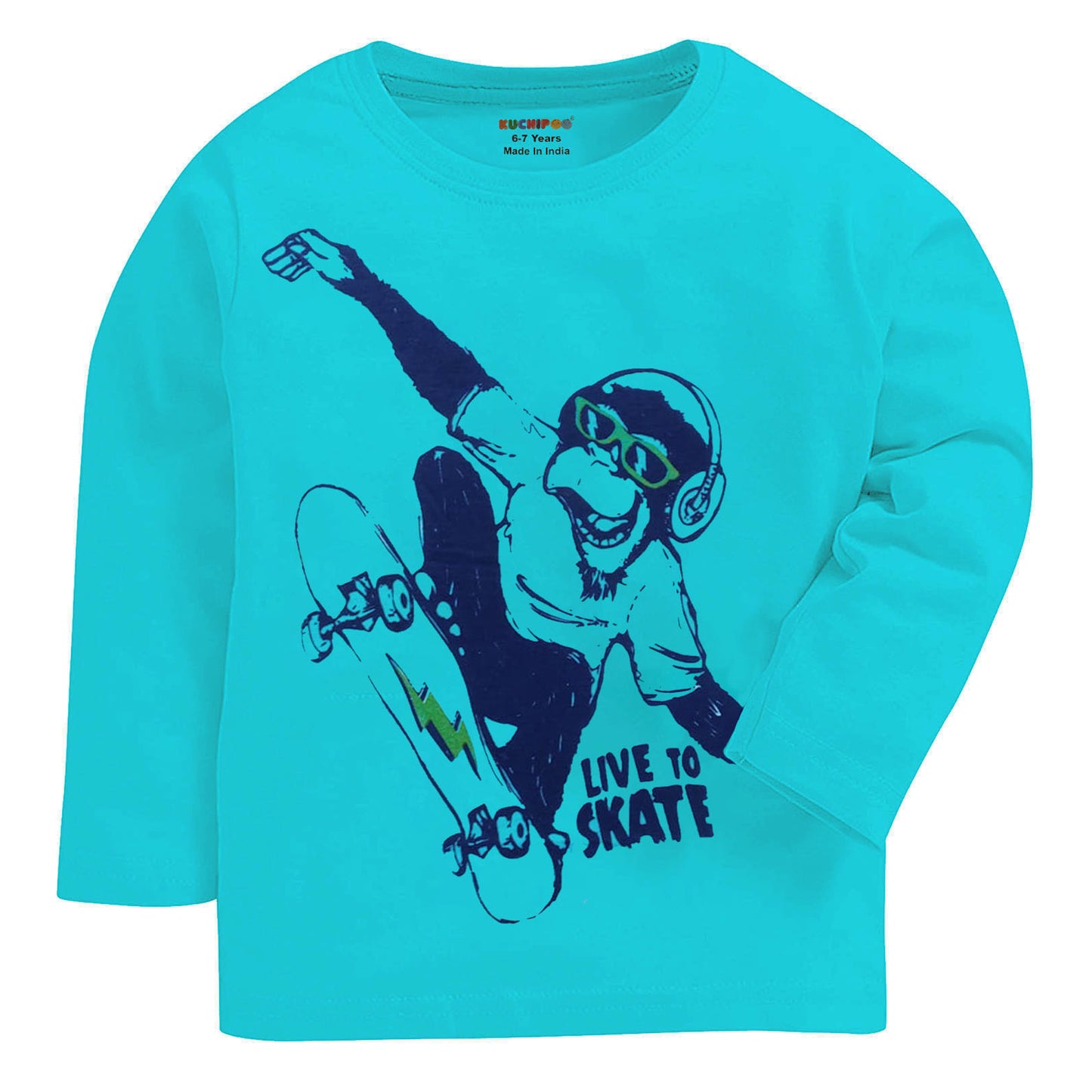 KUCHIPOO Boys Full Sleeves T-Shirts