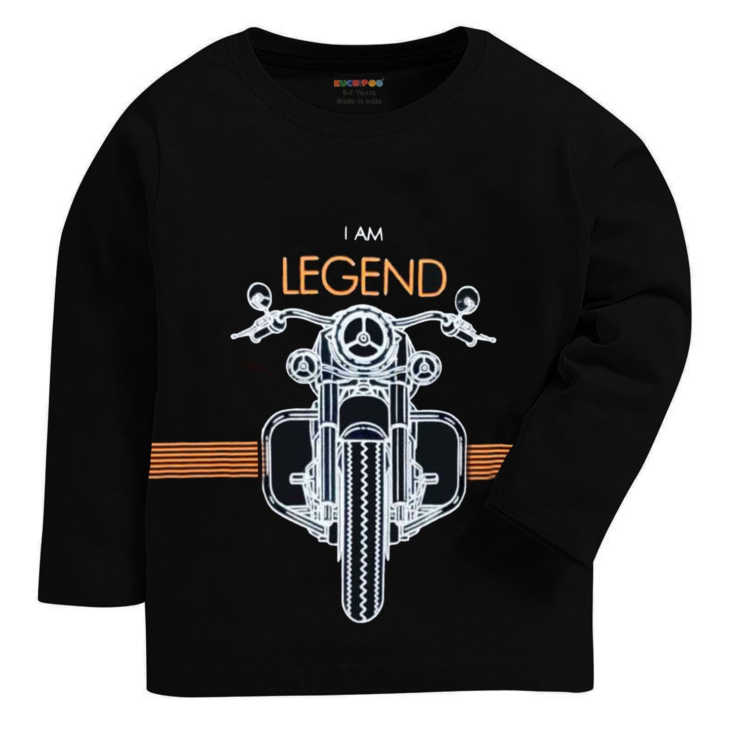 KUCHIPOO Boys Full Sleeves T-Shirts