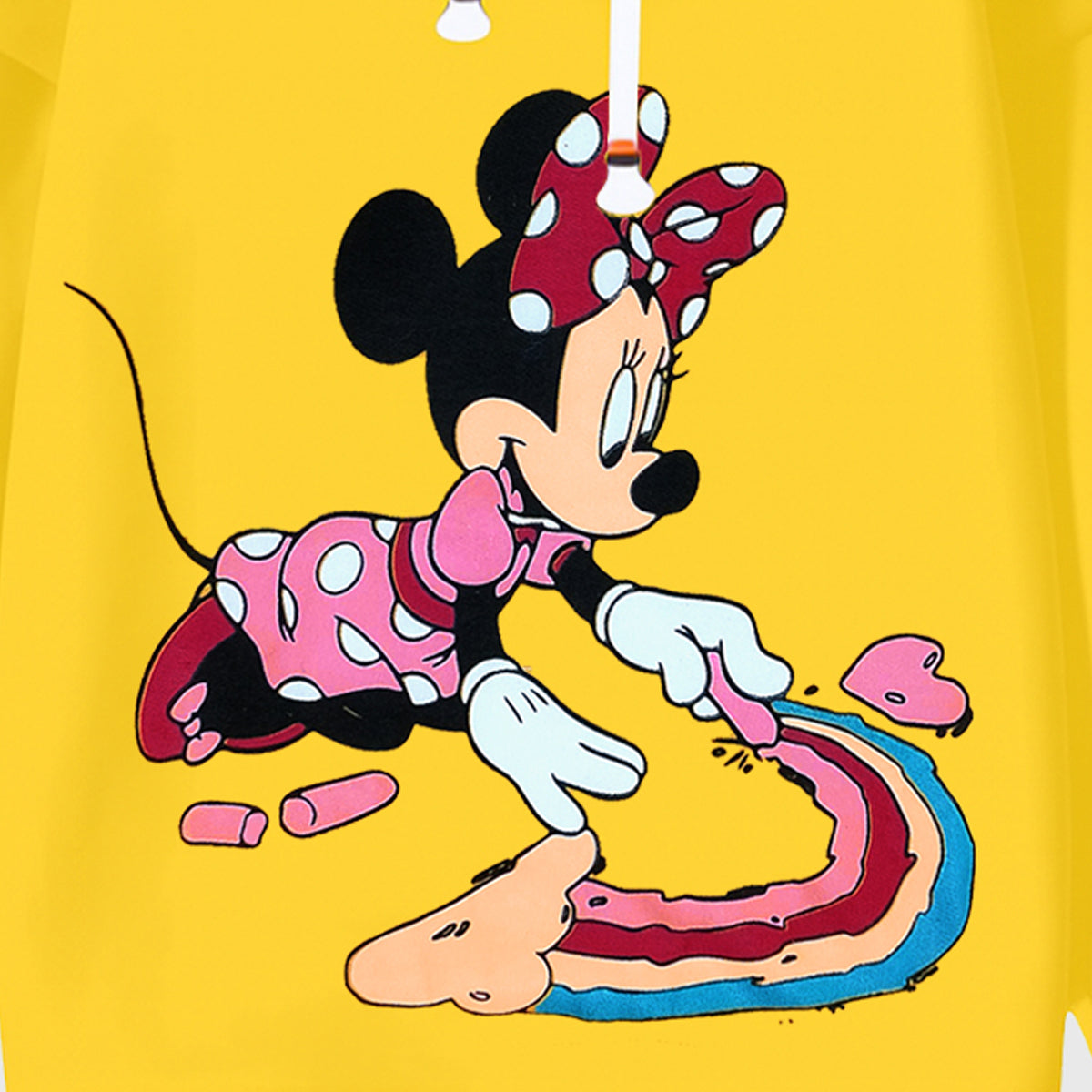 Kuchipoo © Disney Girls Regular Fit Winterwear Sweatshirt Multi-Colored