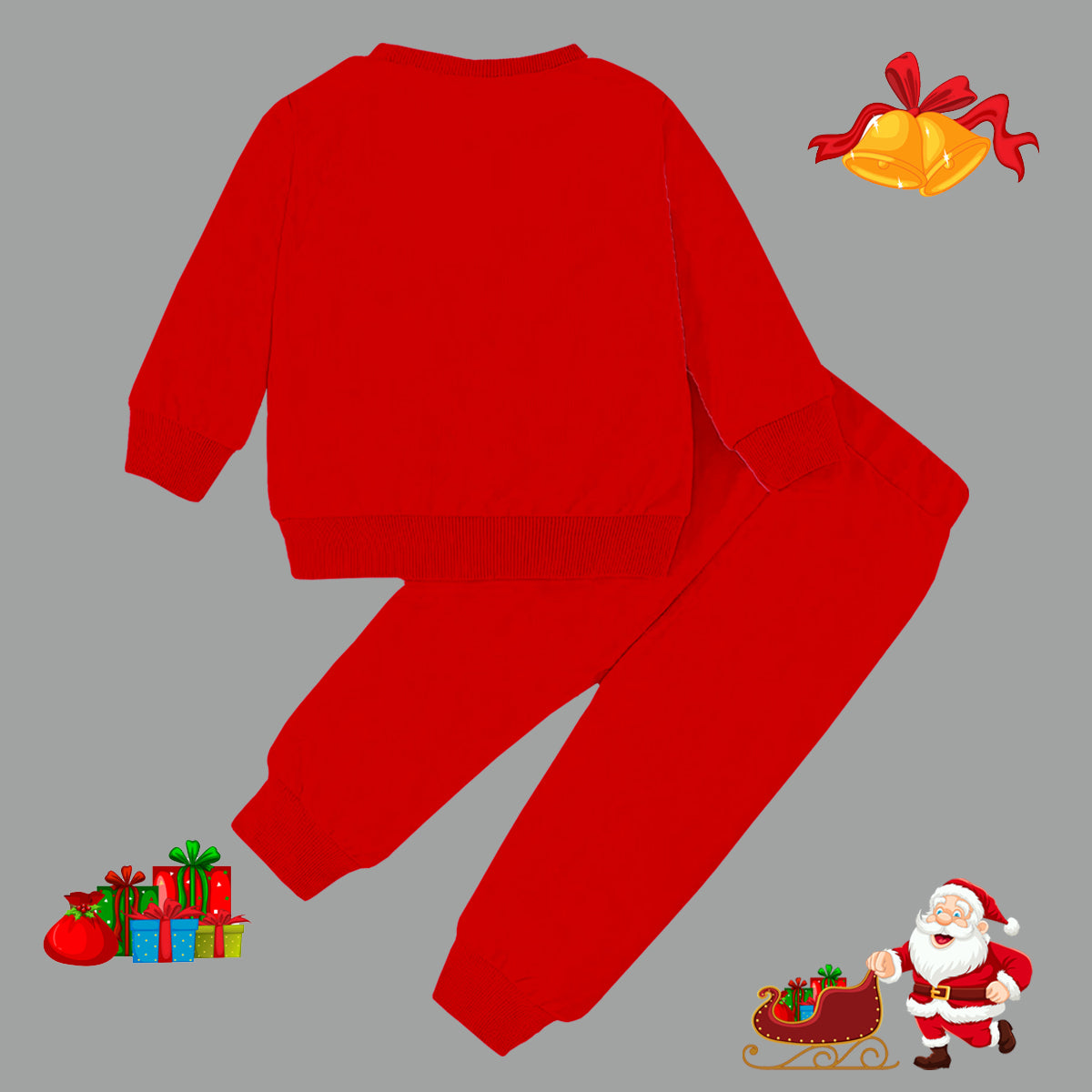 KUCHIPOO Boys and Girls (Santa Claus) Sweatshirt and Track Pants